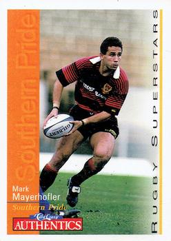 1995 Card Crazy Authentics Rugby Union NPC Superstars #69 Mark Mayerhofler Front